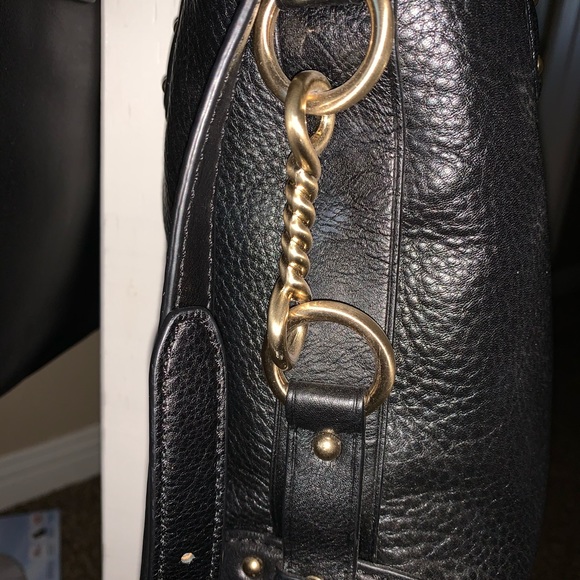 Michael Kors Pebbled Leather Black Tote Bag NWT - Picture 5 of 8